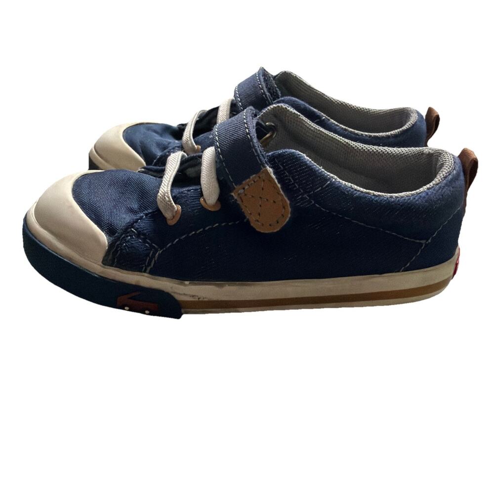 See Kai Run Stevie II Navy Denim SneakeR 2.5 SRG